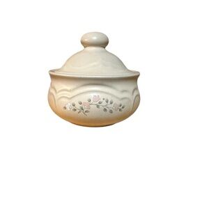 Pfaltzgraff “Remembrance” Ceramic Sugar Bowl with Lid